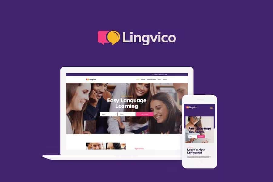 Lingvico - Language Center & Training Courses WordPress Theme