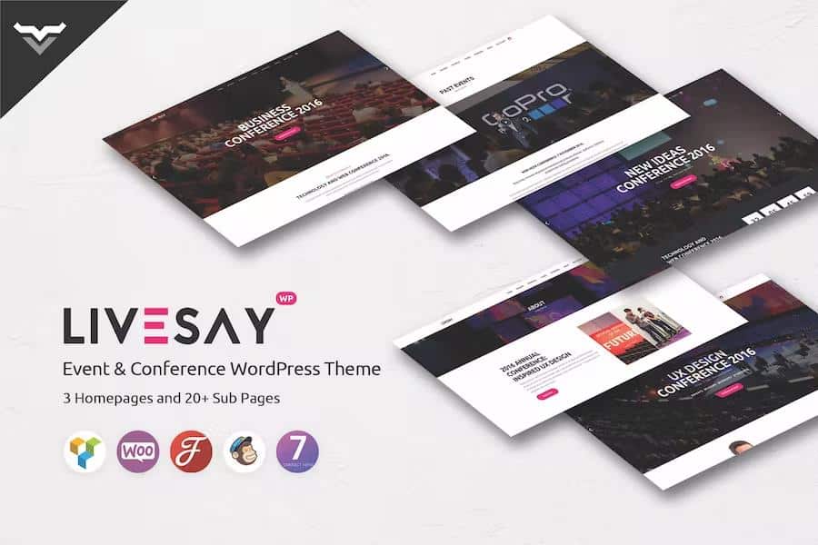 Livesay - Event & Conference WordPress Theme