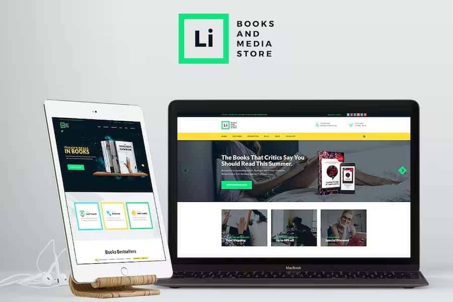 Lorem Ipsum - Books & Media Store WordPress Theme