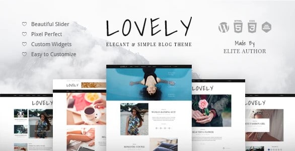 Lovely - Elegant & Simple Blog Theme