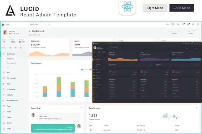 Lucid - Responsive ReactJS Admin Template