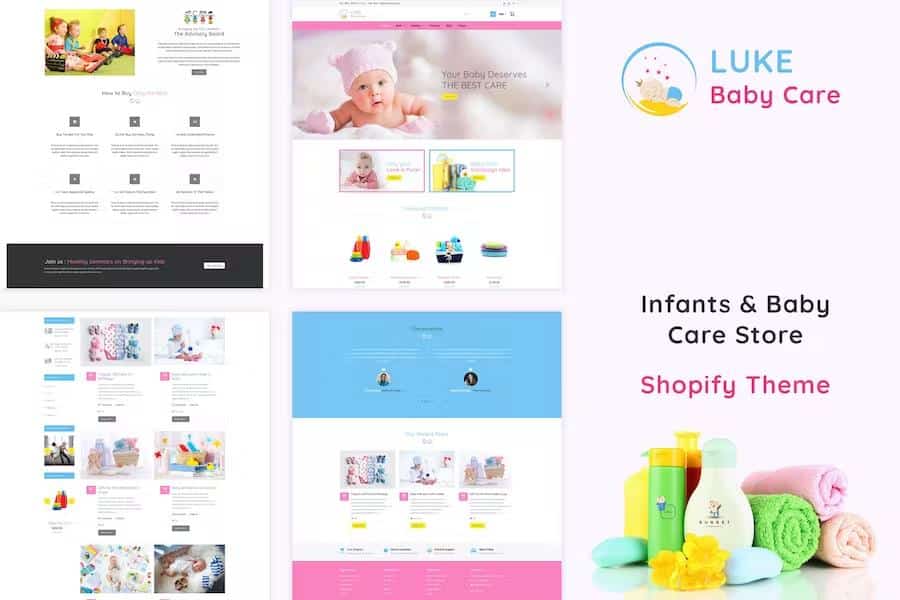 Luke - Toys Store, Baby Shopify Theme