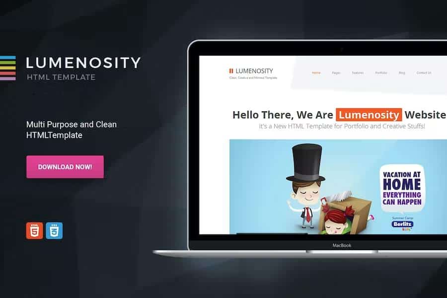 LUMENOSITY - Multipurpose Responsive HTML5 Theme