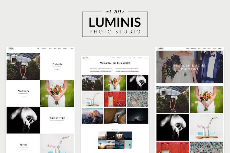 Luminis - Minimal Photography Portfolio Template listing image