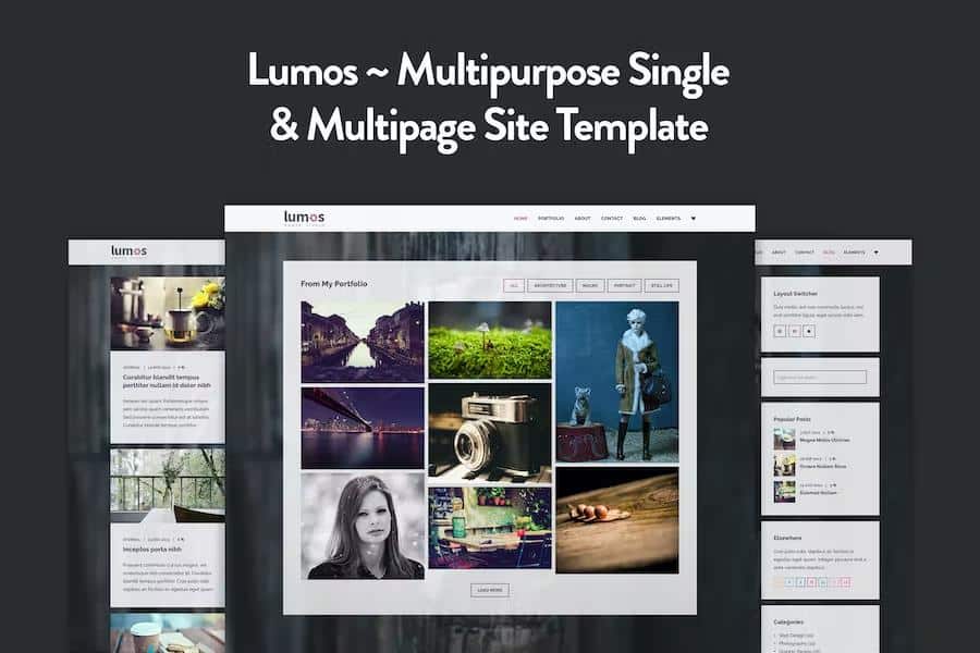 Lumos - Photography Template for Photographers