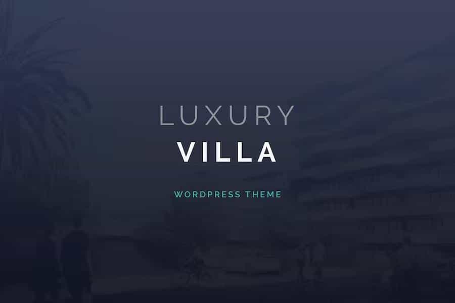 Luxury Villa - Property Showcase WordPress Theme