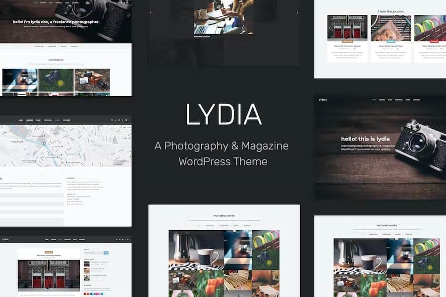 Lydia - Photography & Magazine WordPress Theme - Photography