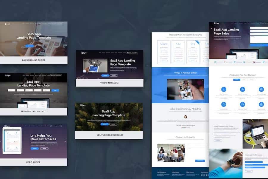 Lyra - SaaS App Landing Page Joomla 4 Template