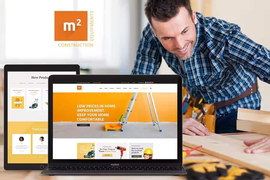 m2 - Home Repair, Building & Maintenance Template