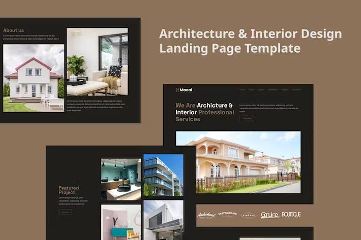 Macal - Architecture & Interior Design Template product preview