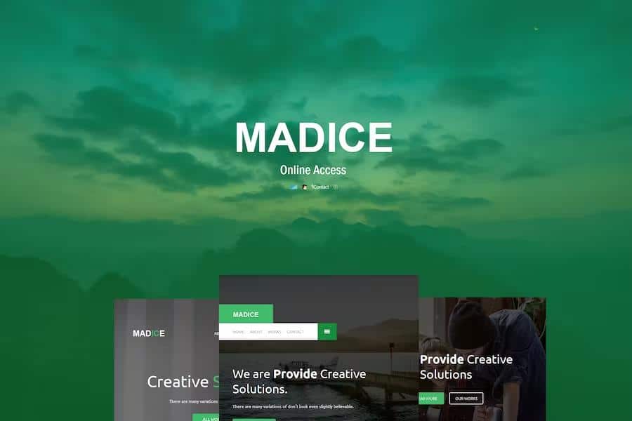 Madice - E-mail + Themebuilder Access