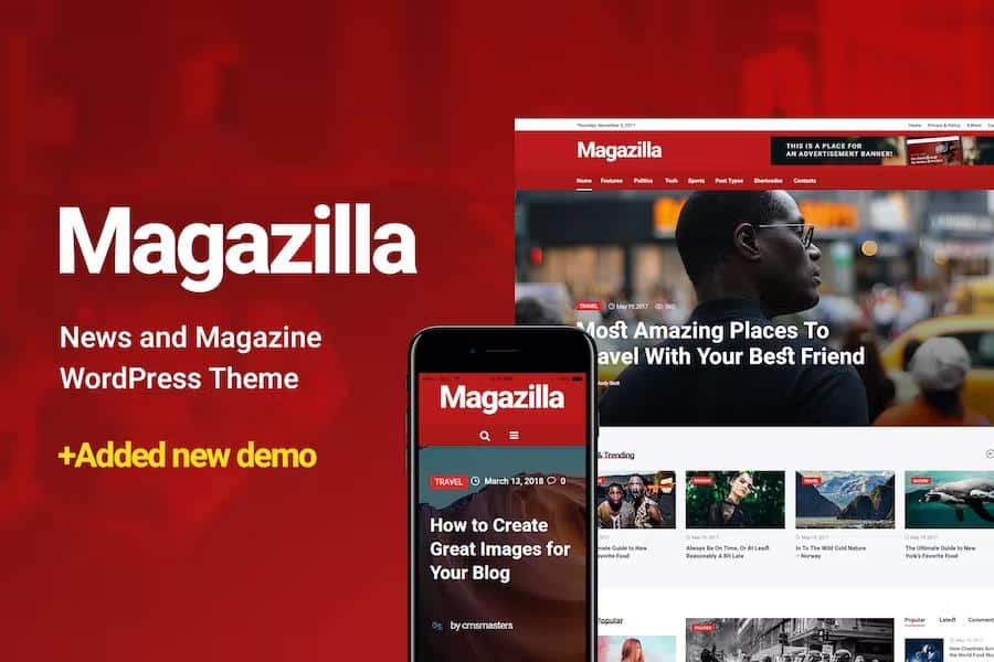 Magazilla - News & Magazine Theme