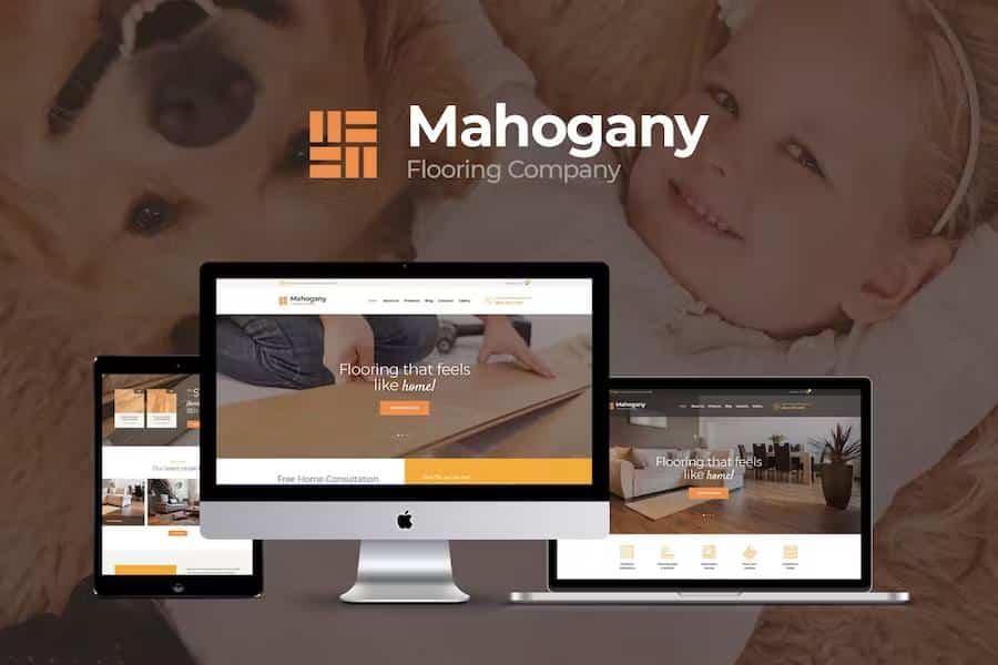 Mahogany - Carpenting Woodwork & Flooring Company WordPress Theme