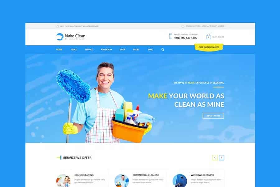 Make Clean - Responsive HTML Template