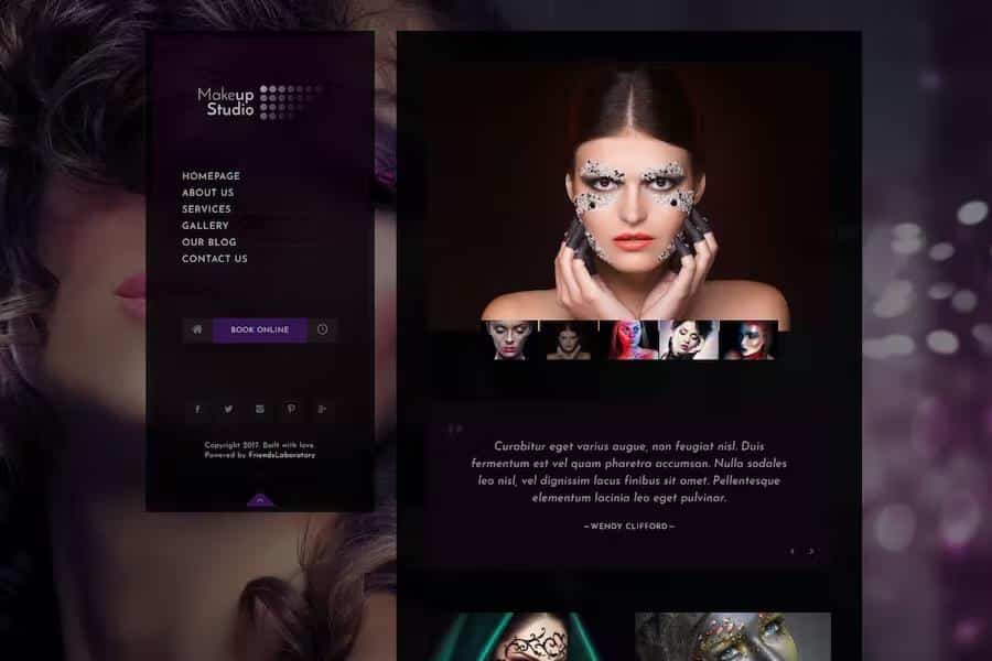 Makeup - Barbershop HTML Template