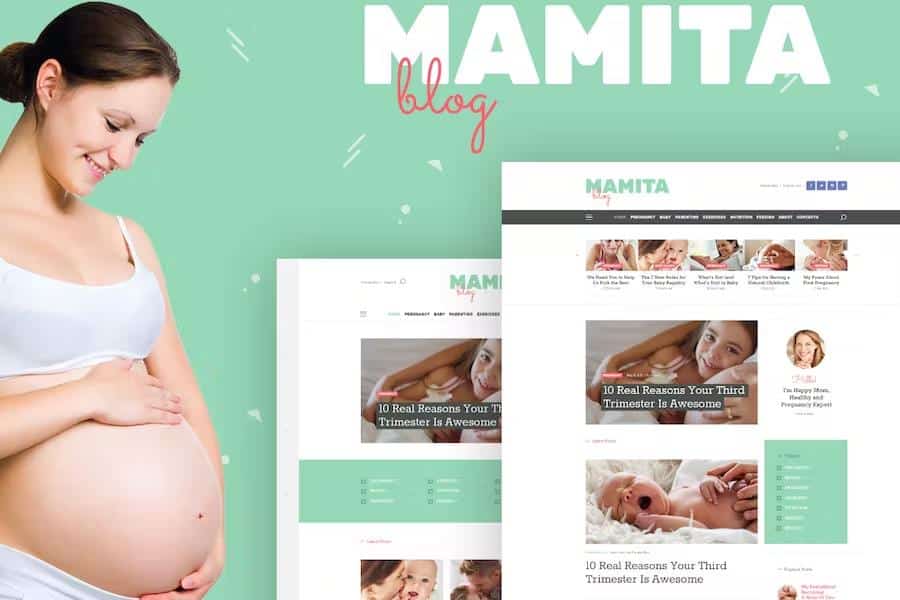 Mamita - Pregnancy & Maternity Cinique Blog WordPress Theme