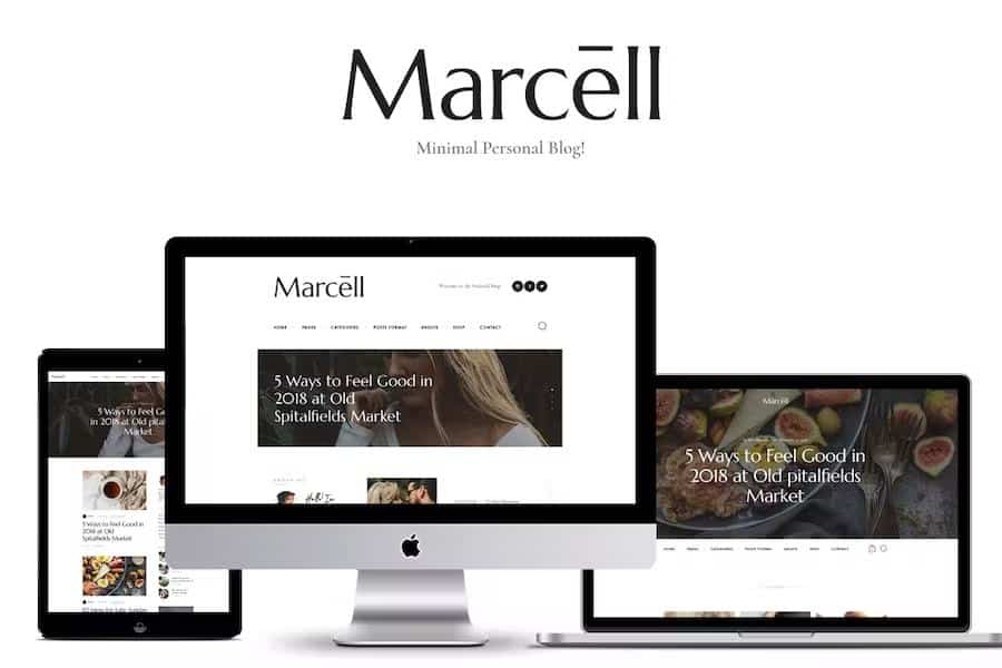 Marcell - 20+ Layouts Multi-Concept Personal Blog & Magazine WordPress Theme