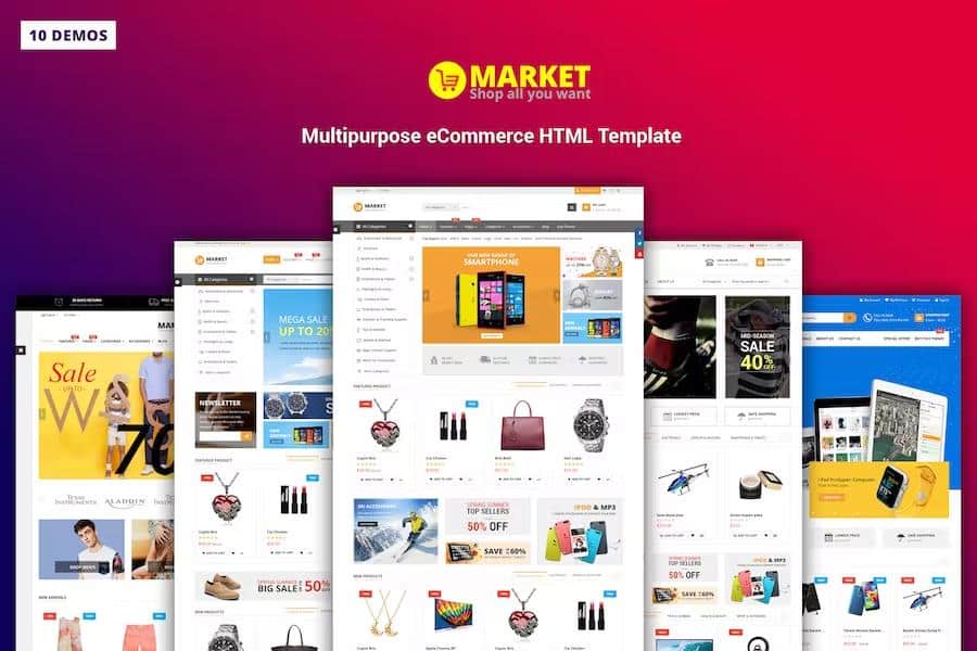 Market - Multipurpose eCommerce HTML Template