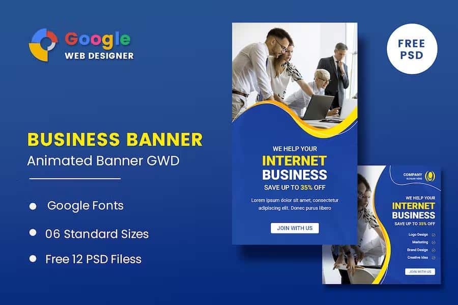 Marketing Animated Banner GWD