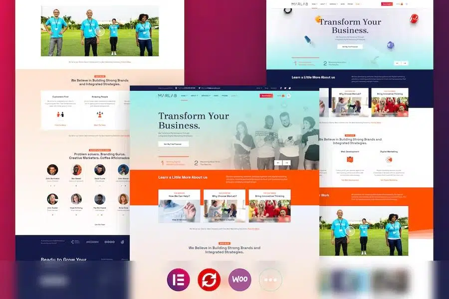 MarLab - Digital Solutions WordPress Theme
