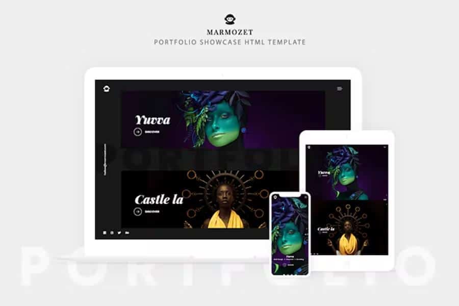 Marmozet - Portfolio Showcase HTML5 Template