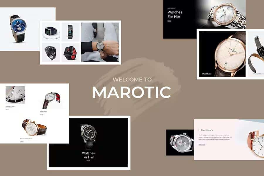 Marotic - Minimal & Clean Watch Store Shopify Theme