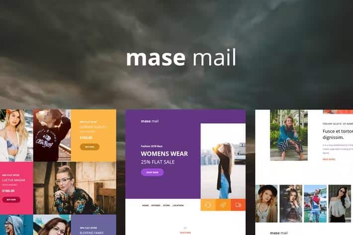 Mase Mail - Responsive E-mail Template + Online Access