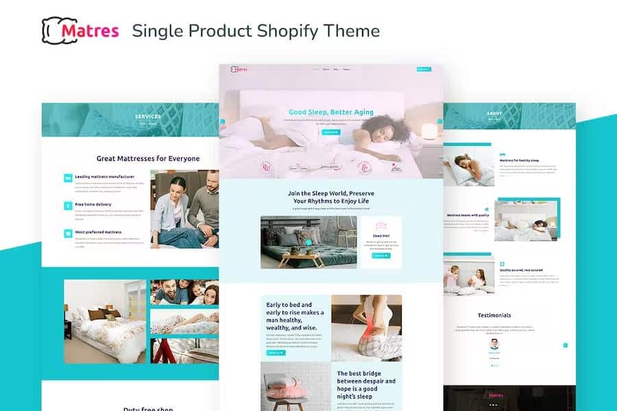 Matres - Responsive Single, One Product Shopify Theme