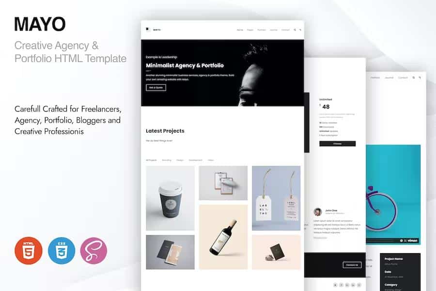 Mayo - Portfolio Template for Creative Professionals