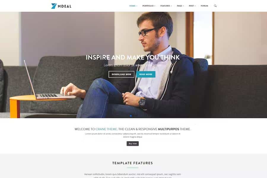 Mdeal - Responsive Business Drupal 7.6 Theme