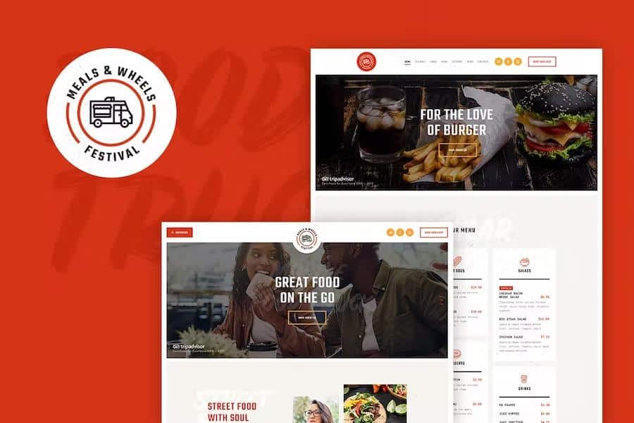 Meals & Wheels - Street Festival & Fast Food Delivery WordPress Theme