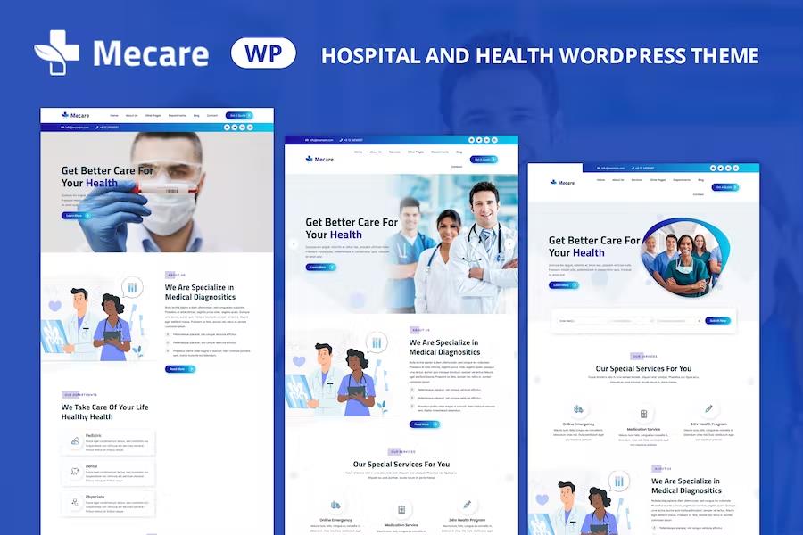 Mecare - Hospital and Health WordPress Theme