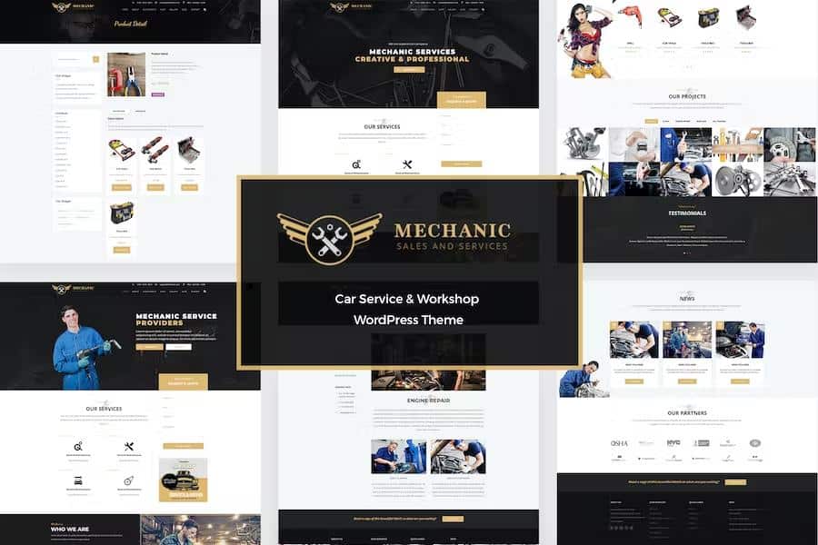 Mechanic - Car Service & Workshop WordPress Theme