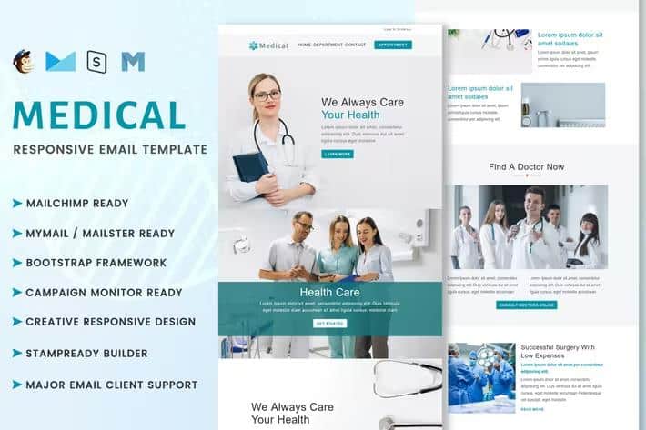 Medic - Multipurpose Responsive Email Template