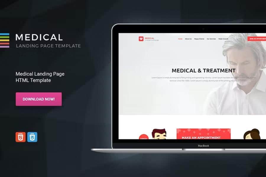 Medical - HTML Landing Page