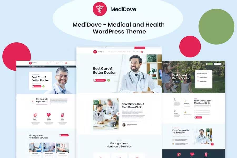 MediDove - Health & Medical WordPress Theme
