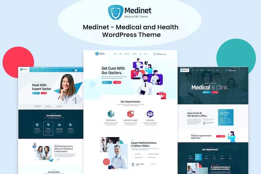 Medinet - Medical and Health WordPress Theme +RTL