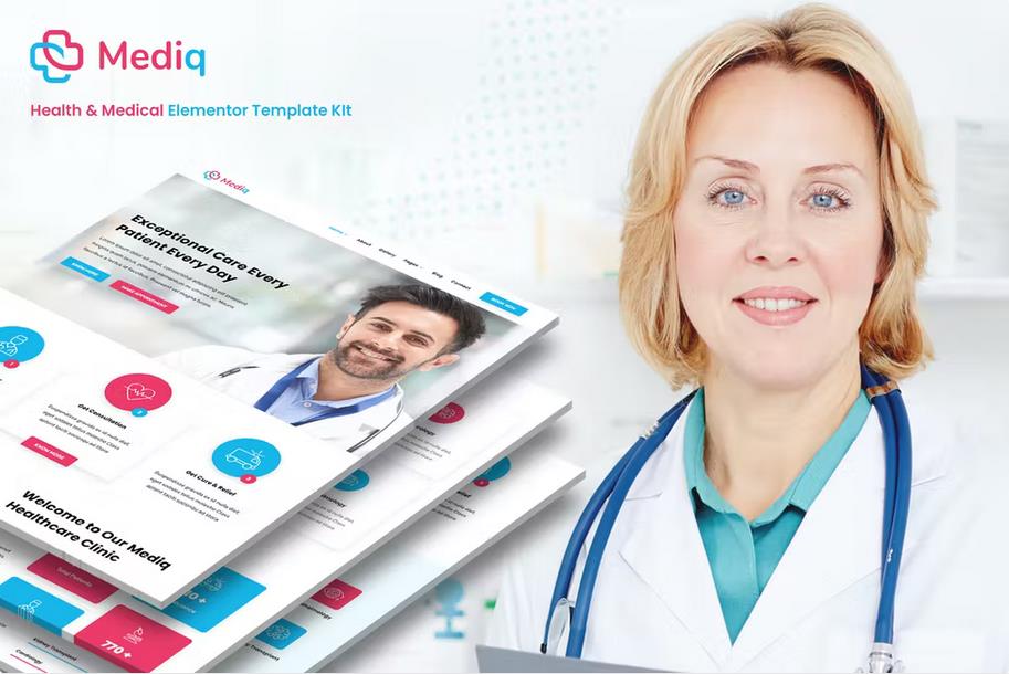 Mediq - Health & Medical Elementor Template Kit