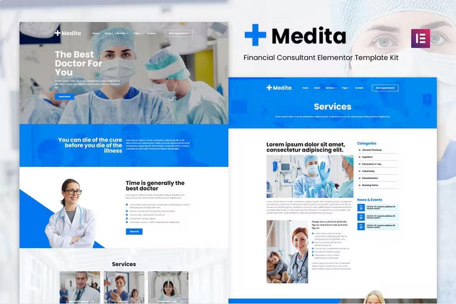 Medita - Medical Service Elementor Template Kit