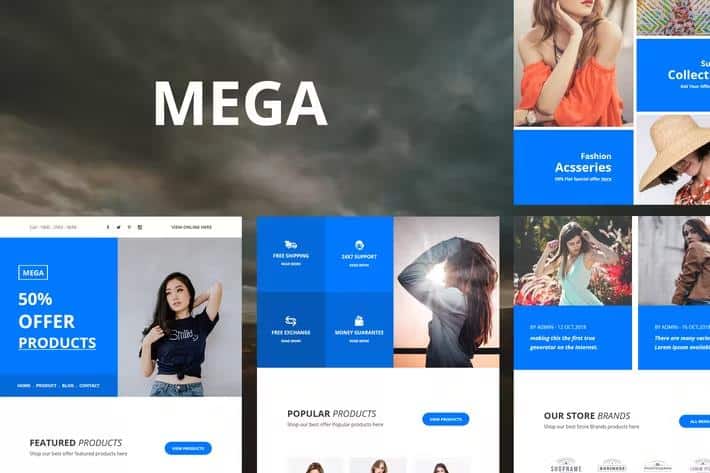 Mega - 35+ Modules + Online Access + Mailster + MailChimp