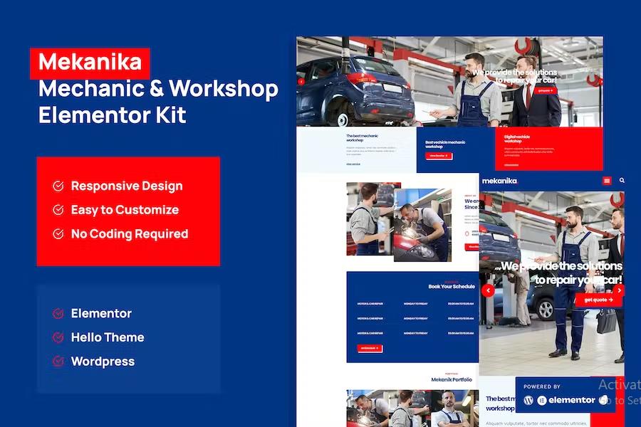 Mekanika - Mechanic and Workshop Company Template Kit listing image