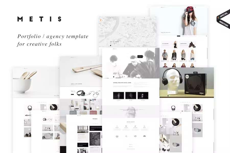 Metis - Creative Portfolio   Agency Template