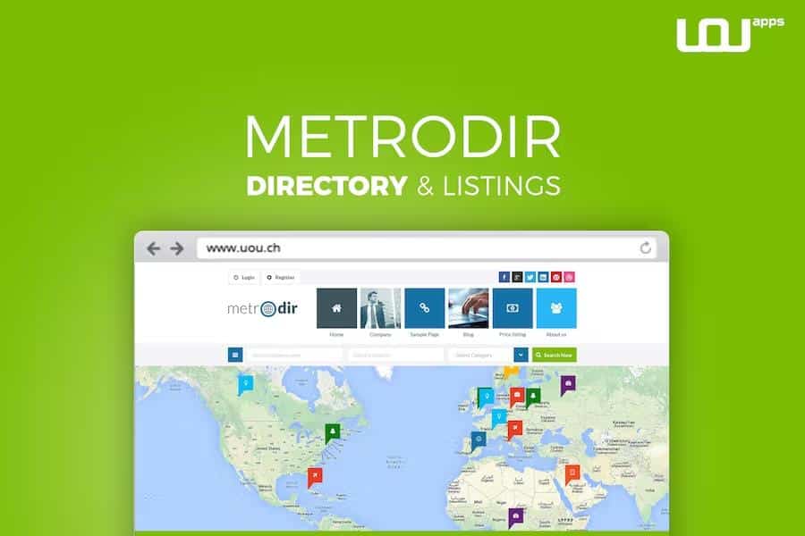 Metrodir - Directory & Listings HTML Template