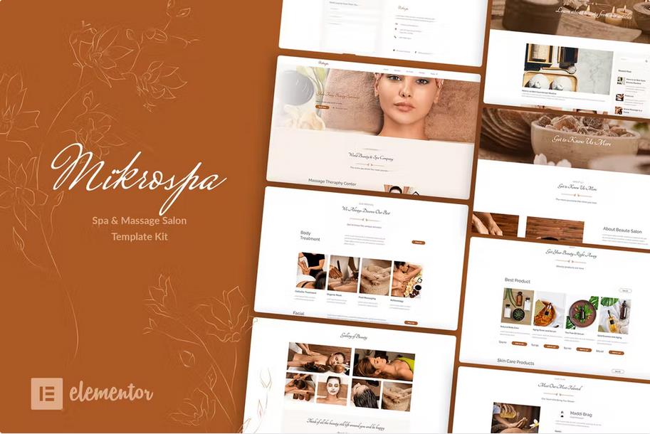Mikrospa - Spa & Massage Elementor Template Kit