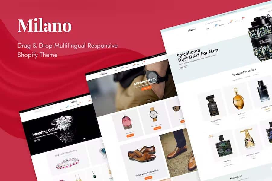 Milano - Drag & Drop Multilingual Responsive Shopify Theme