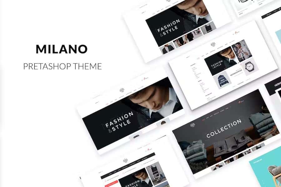 Milano Responsive Prestashop 1.7, 1.6  Theme
