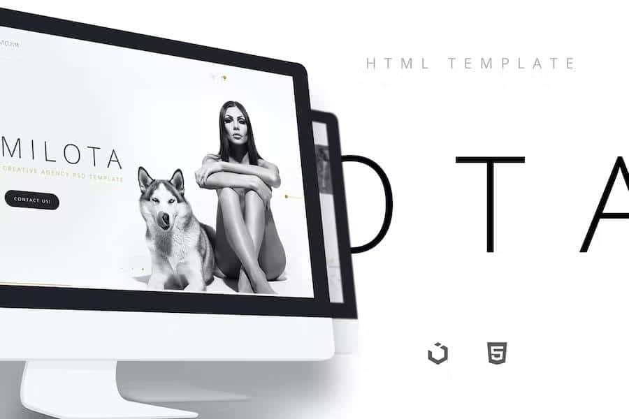 Milota - Modern Personal Studio Portfolio and Blog HTML Template
