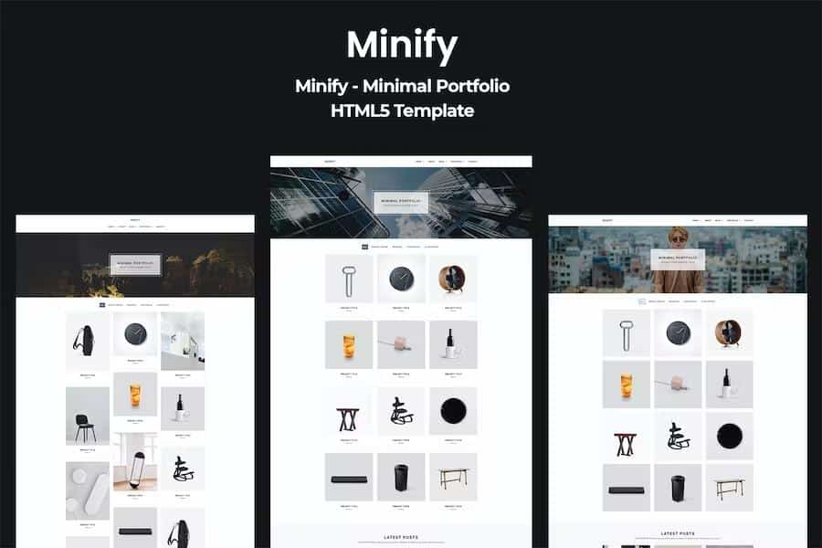 Minify -  Minimal Portfolio Bootstarp Template