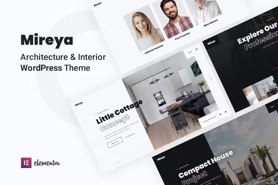 Mireya - Creative Architecture Portfolio WordPress Theme