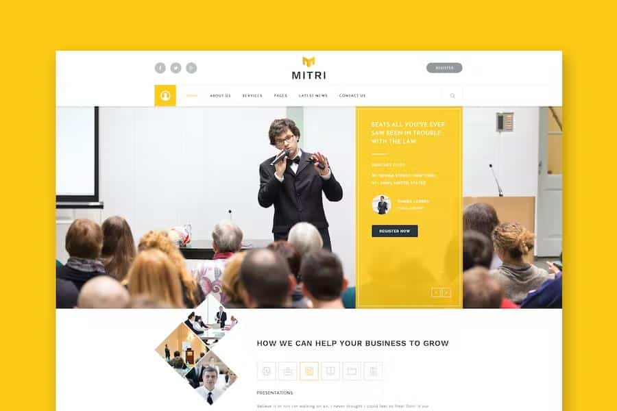 Mitri - Events & Conference HTML Template